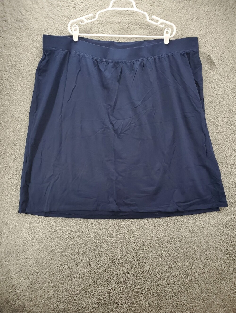Catherines Suprema Collection Skirt Womens 4X Blue Pull On NWT